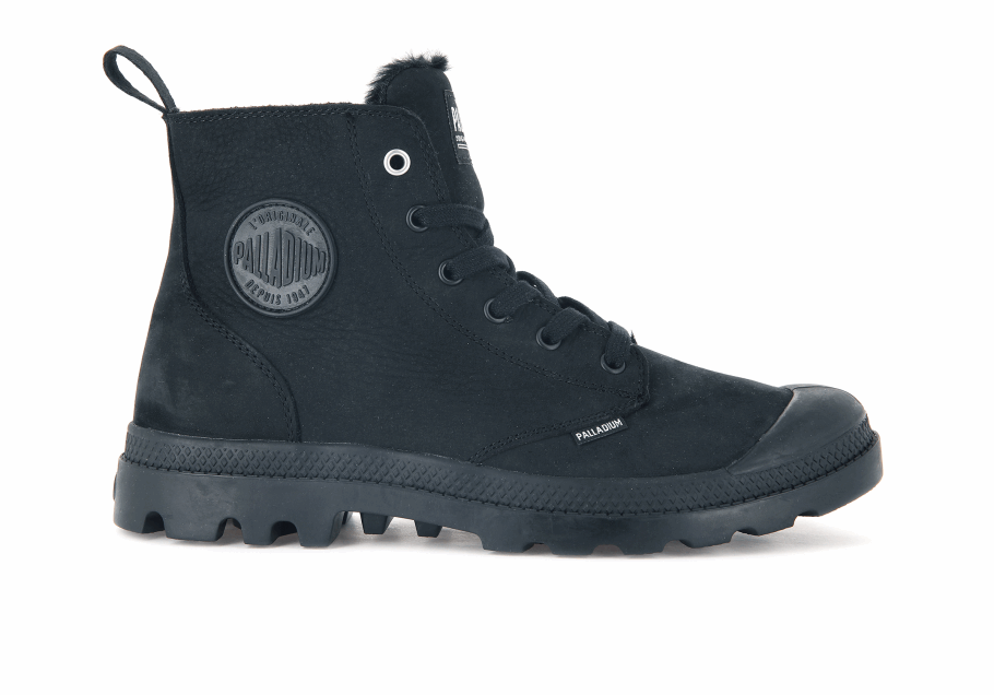 All Black Pampa Hi Zip Wl Palladium