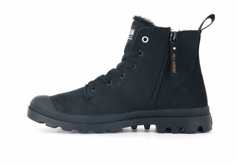 All Black Pampa Hi Zip Wl Palladium