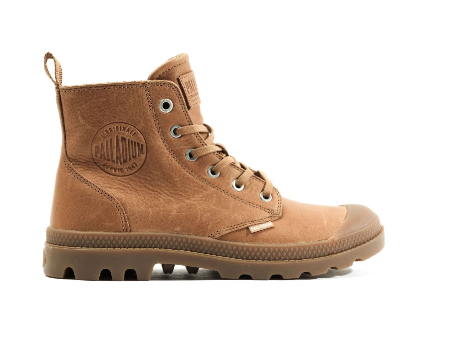 Querido Brown Palladium Pampa Hi Zip Lth Ess