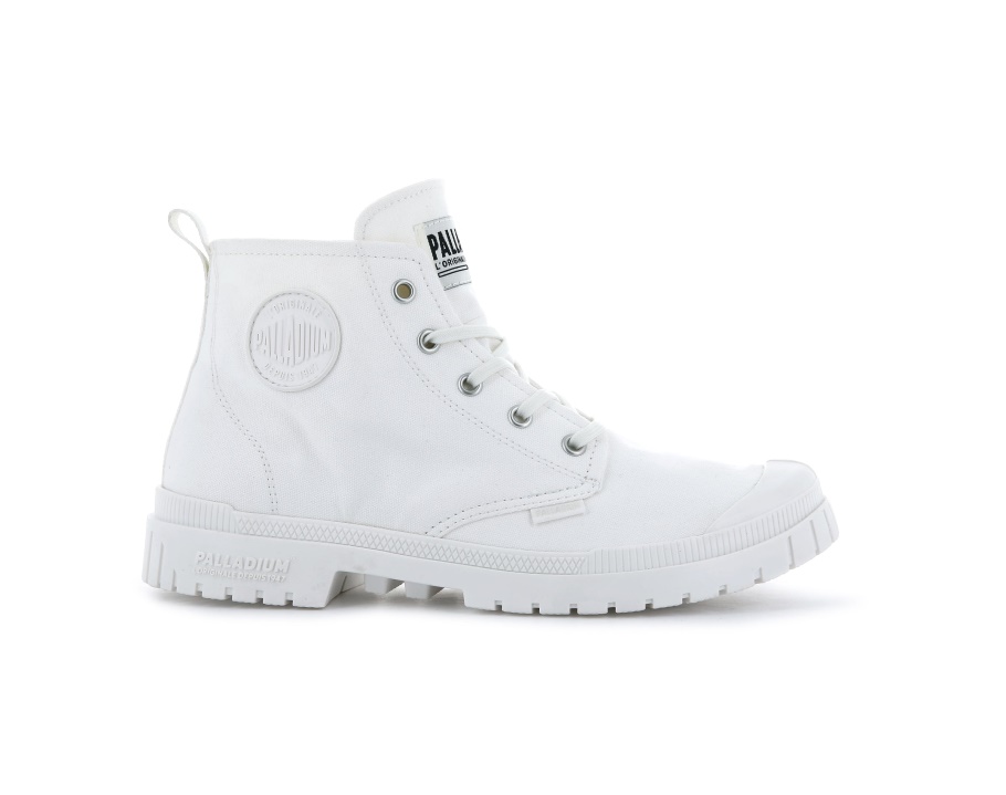 Palladium Pampa Sp20 Hi Canvas Star Branco
