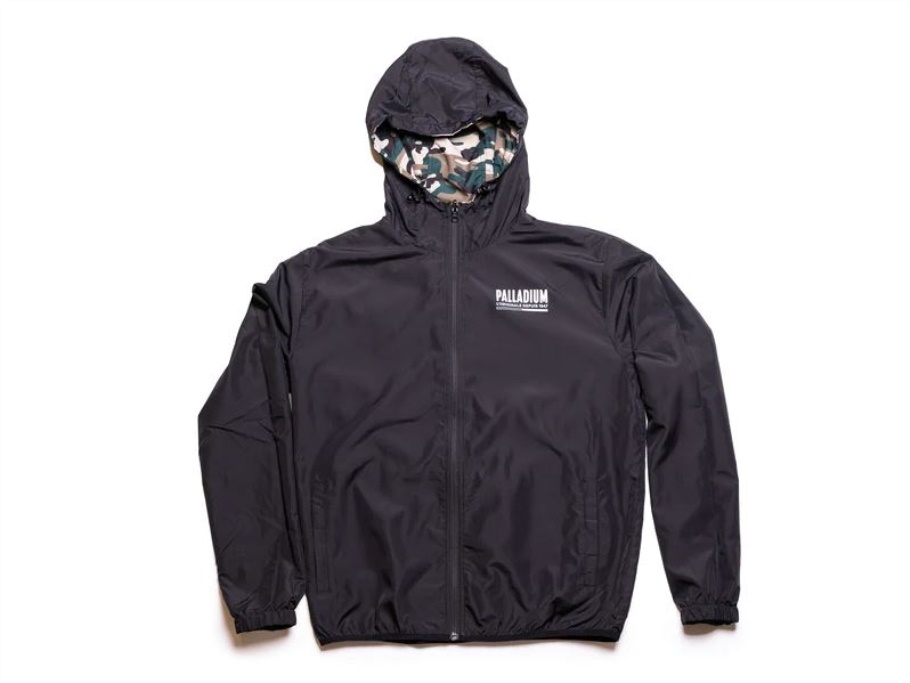 Paletó Reversível Paládio Camuflado Major Marrom Beluga Preto