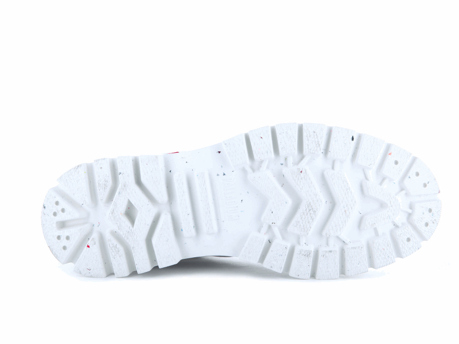 Palladium Pallashock Mid Ticket To Earth Star White