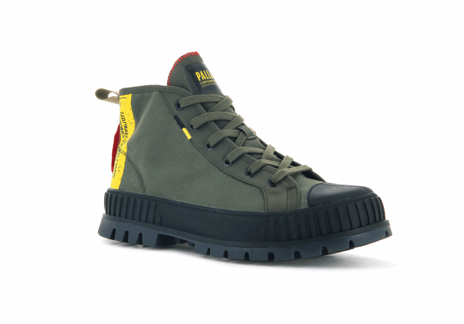 Palladium Pallashock Fornecer Oi Olive Night