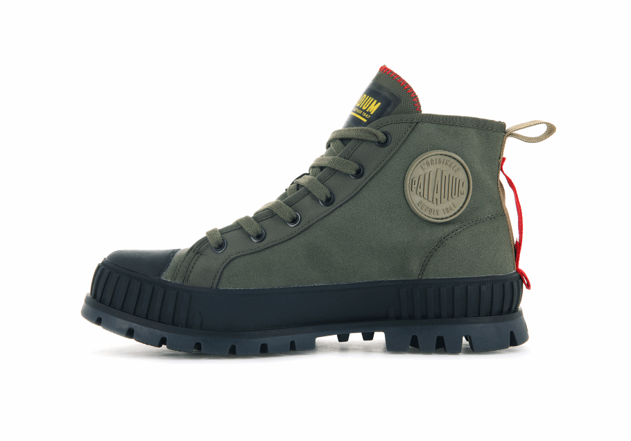 Palladium Pallashock Fornecer Oi Olive Night