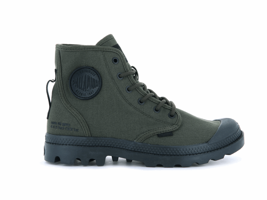 Palladium Pampa Hi Htg Supply Olive Night