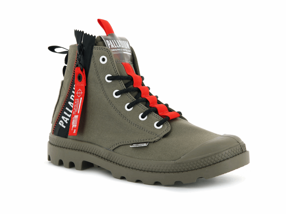 Palladium Pampa Hi Bilhete Para A Terra Verde Escuro