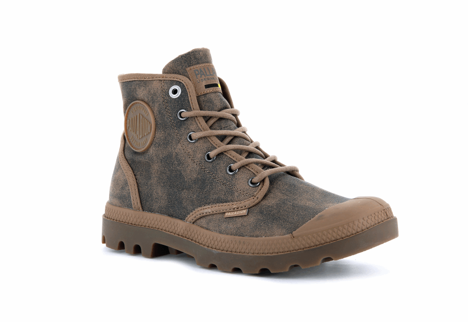 Palladium Pampa Hi Wax Espresso