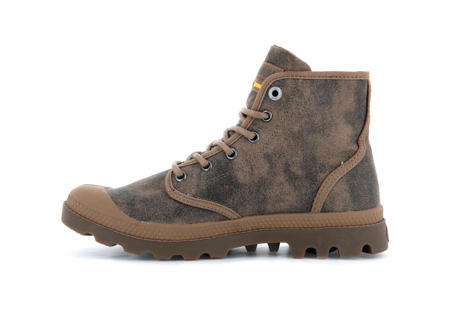 Palladium Pampa Hi Wax Espresso