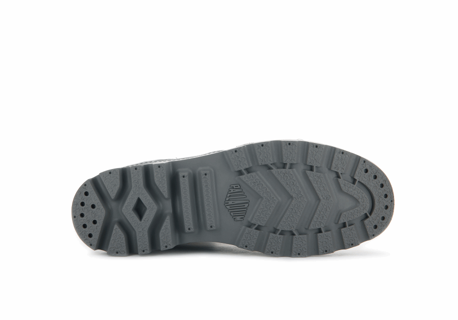 Paládio Pampa Hi Zip Couro S Flanela Cinza