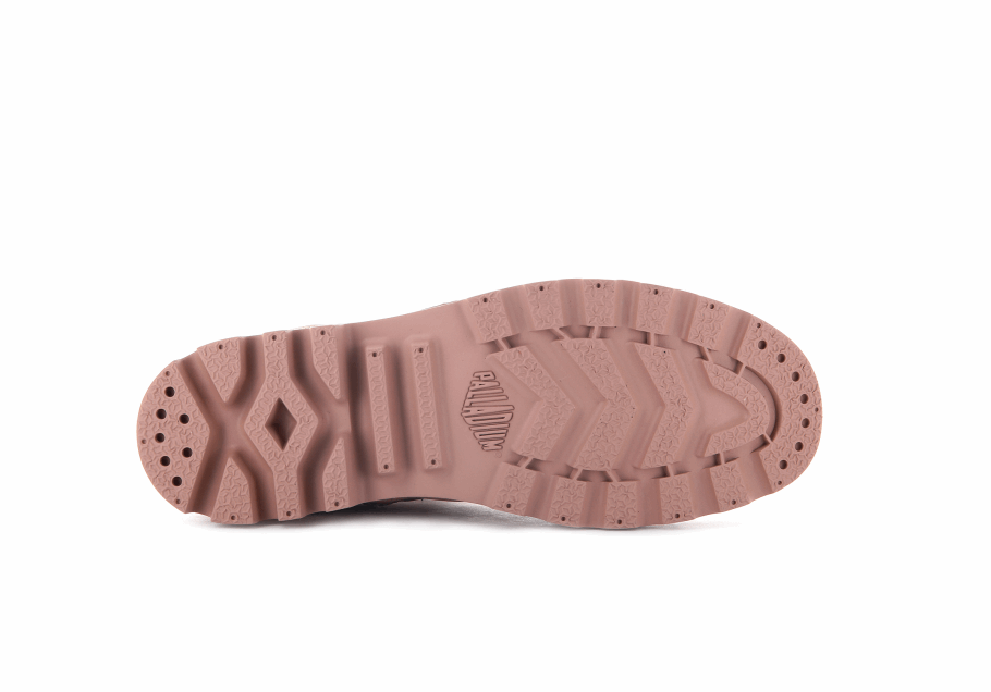 Palladium Pampa Hi Zip Couro S Misty Rose