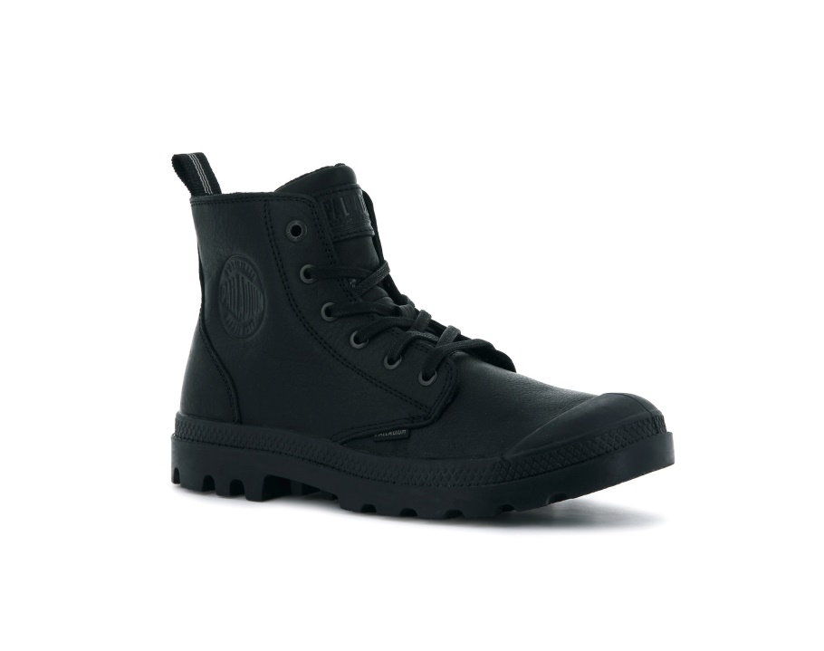 Palladium Pampa Hi Zip Lth Ess Preto