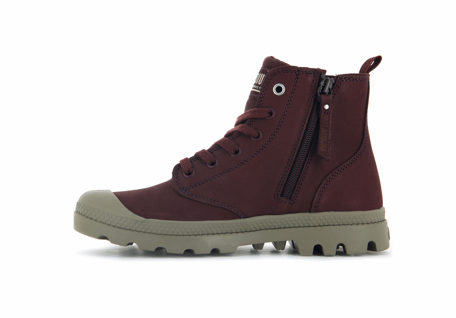 Palladium Pampa Hi Zip Sl Chocolate Decadente