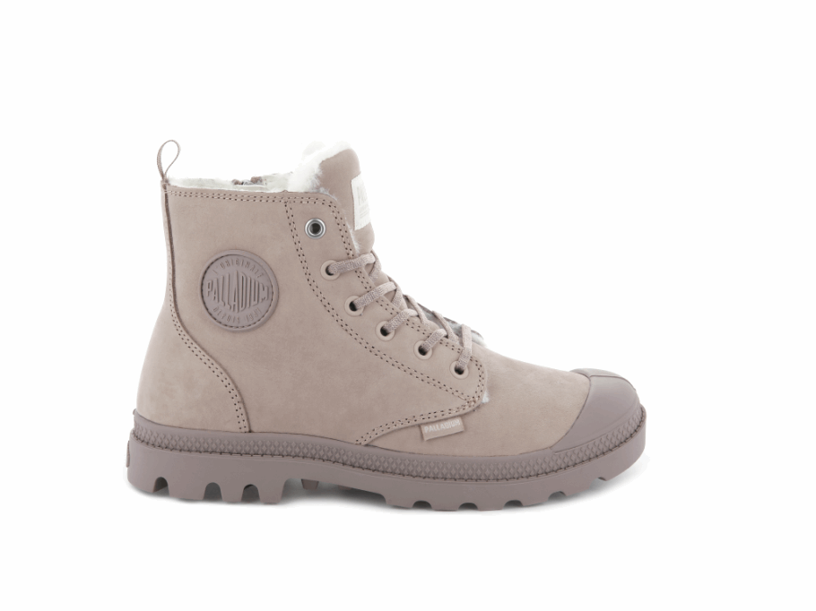 Palladium Pampa Hi Zip Wl Rosa Pó Fulvo
