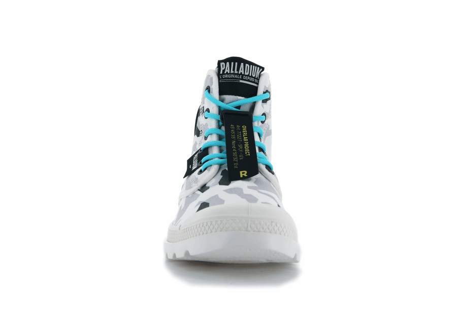 Palladium Pampa Lite Overlab Camo Geleira Cinza Camuflagem