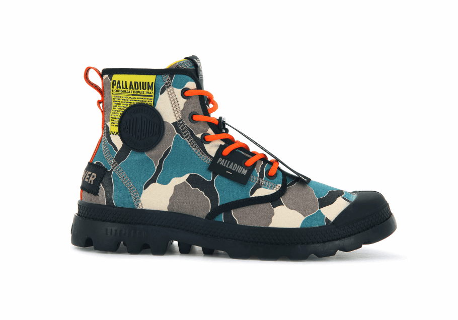 Palladium Pampa Lite Overlab Camuflagem Mar Do Norte Camuflagem