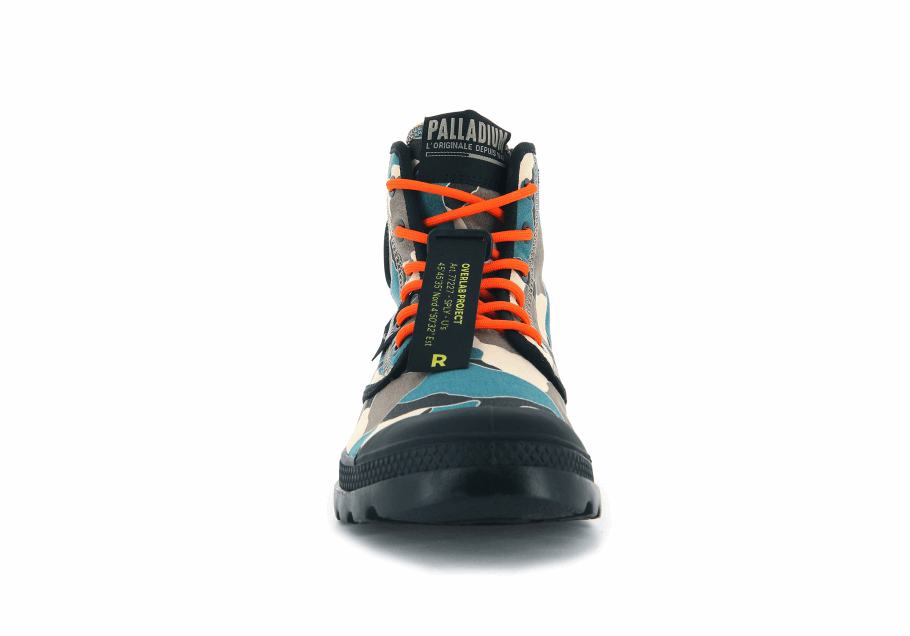 Palladium Pampa Lite Overlab Camuflagem Mar Do Norte Camuflagem