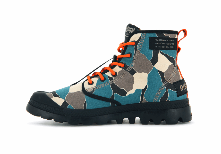 Palladium Pampa Lite Overlab Camuflagem Mar Do Norte Camuflagem