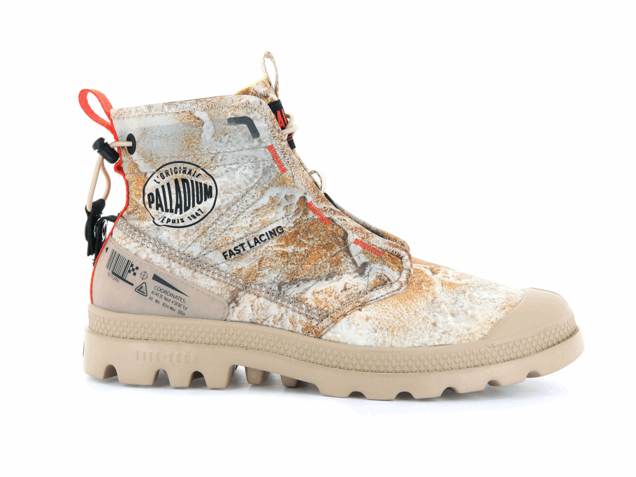 Palladium Pampa Travel Lite E Impressão Do Deserto