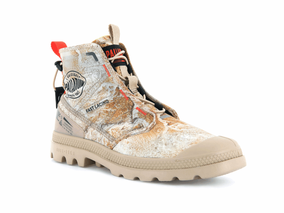 Palladium Pampa Travel Lite E Impressão Do Deserto
