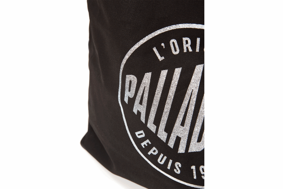 Bolsa Tote Com Logo Redondo De Paládio Preta