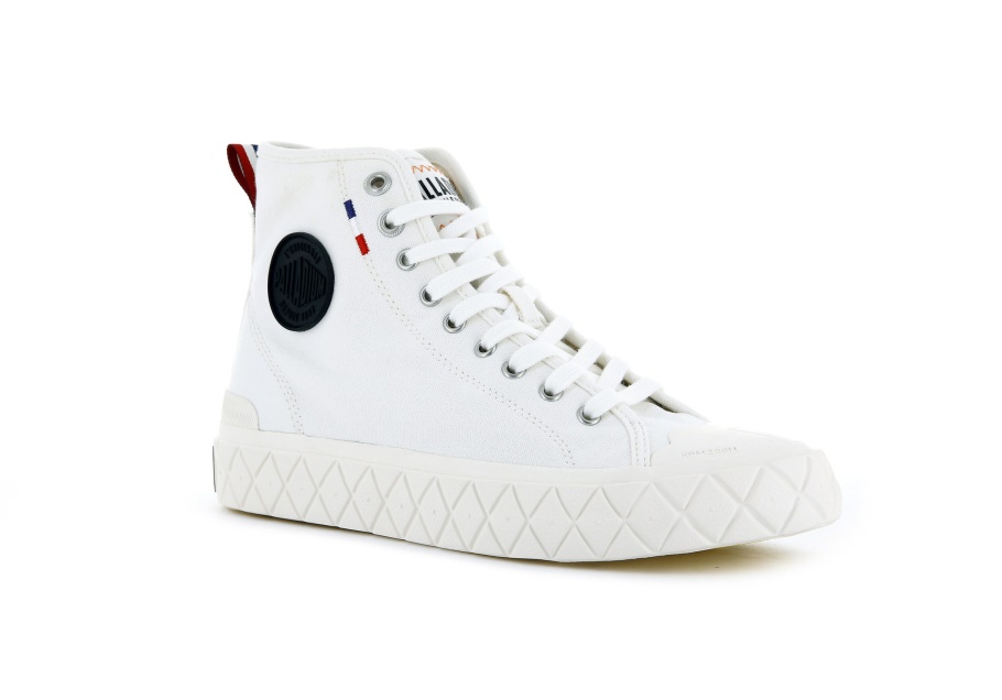 Palladium Palla Ace Canvas Mid Star Branco