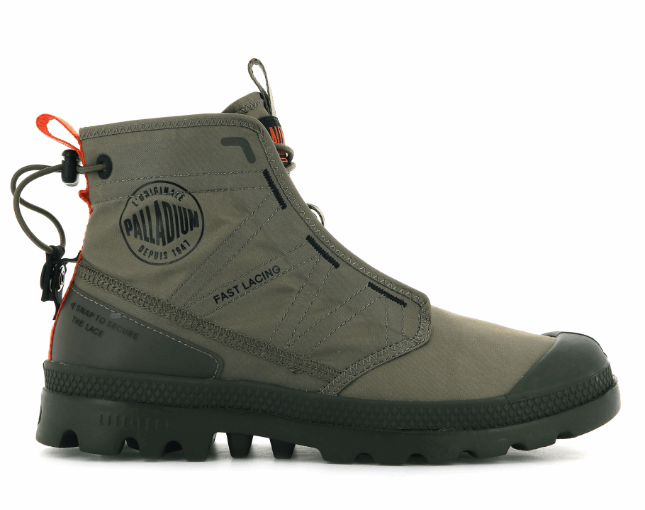 Palladium Pampa Travel Lite Verde Escuro